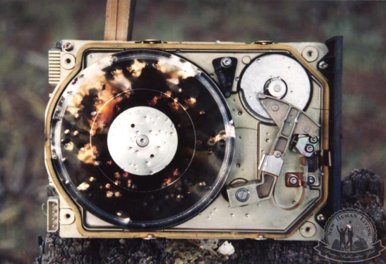 What did You get out of 2020? picture of a destroyed hard drive